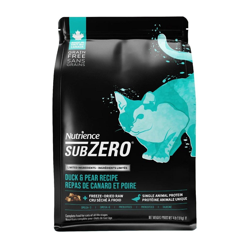 SubZero - L.I.D Kibble with Freeze Dried Raw Cubes Duck & Pear for Cats