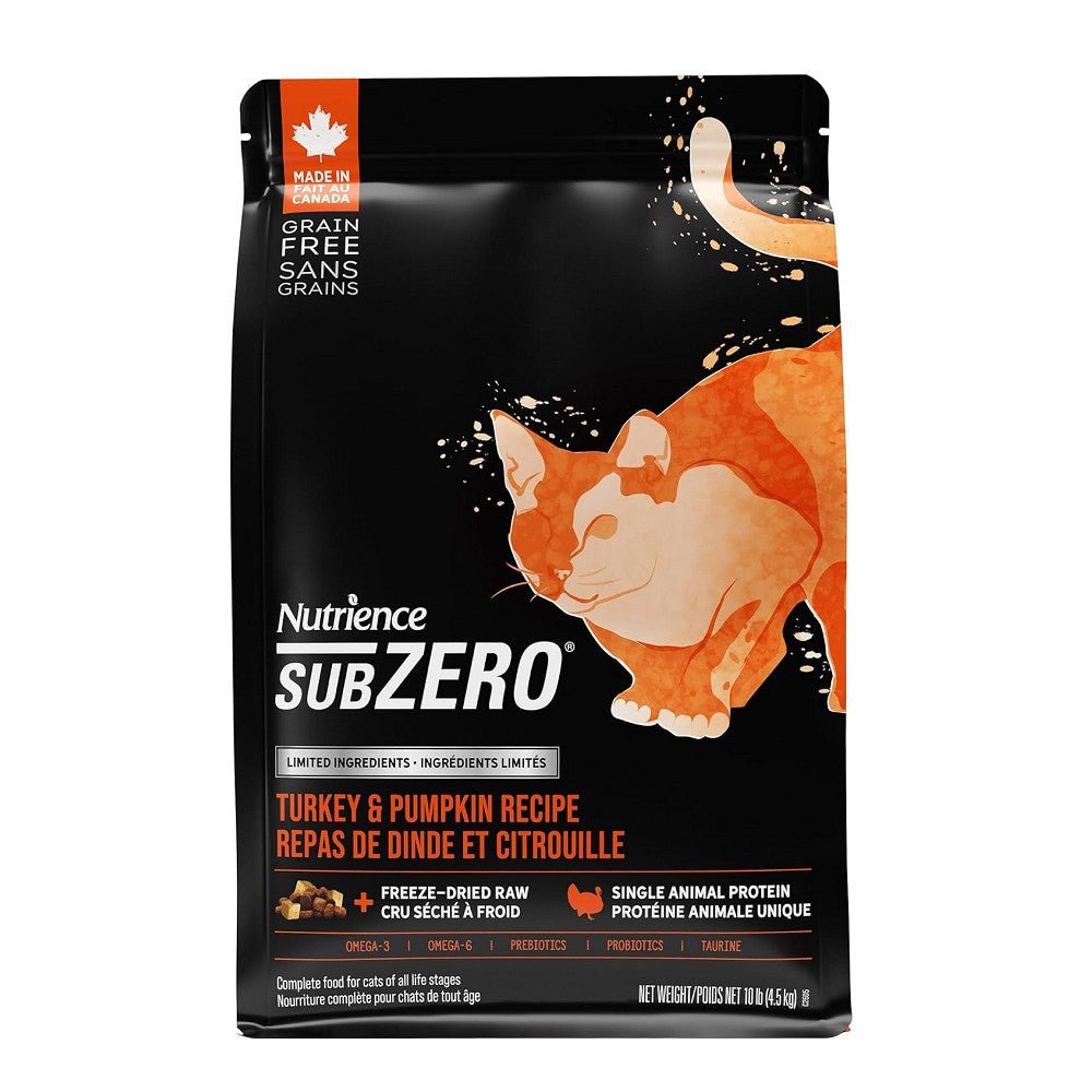SubZero - L.I.D Kibble with Freeze Dried Raw Cubes Turkey & Pumpkin for Cats