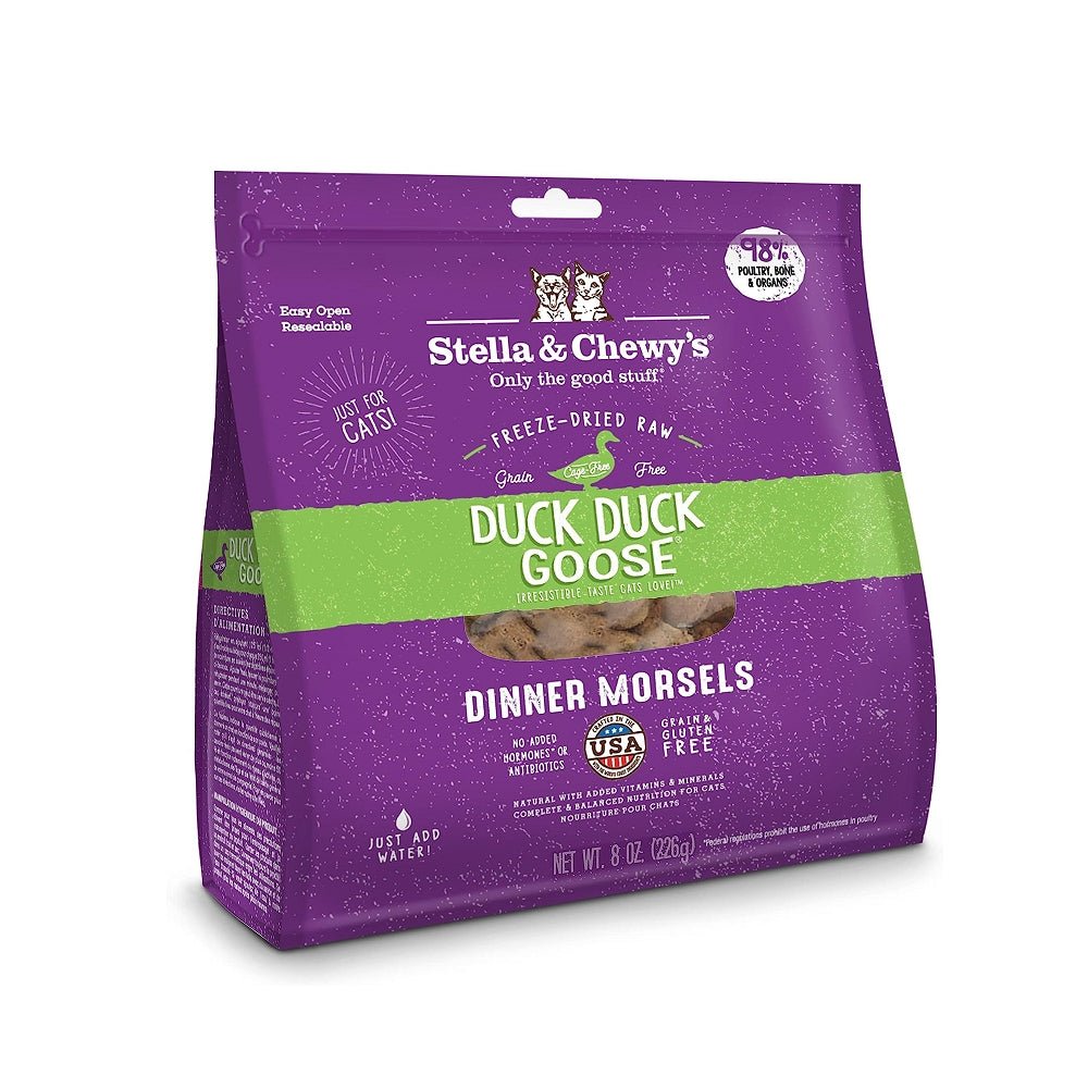 Grain Free Freeze Dried Duck & Goose Dinner Morsels Cat Food - Image 3