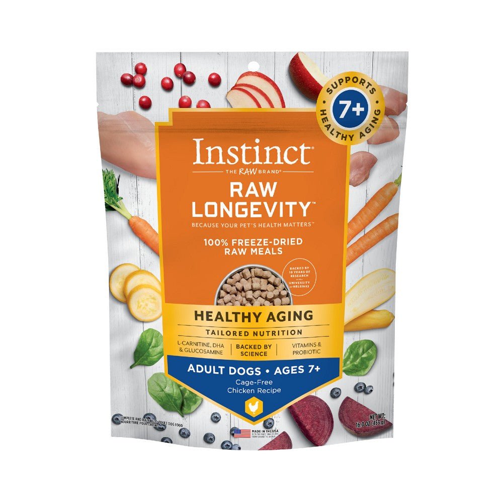 Raw Longevity Freeze Dried Raw Meals - Chicken Adult 7 Dog Food