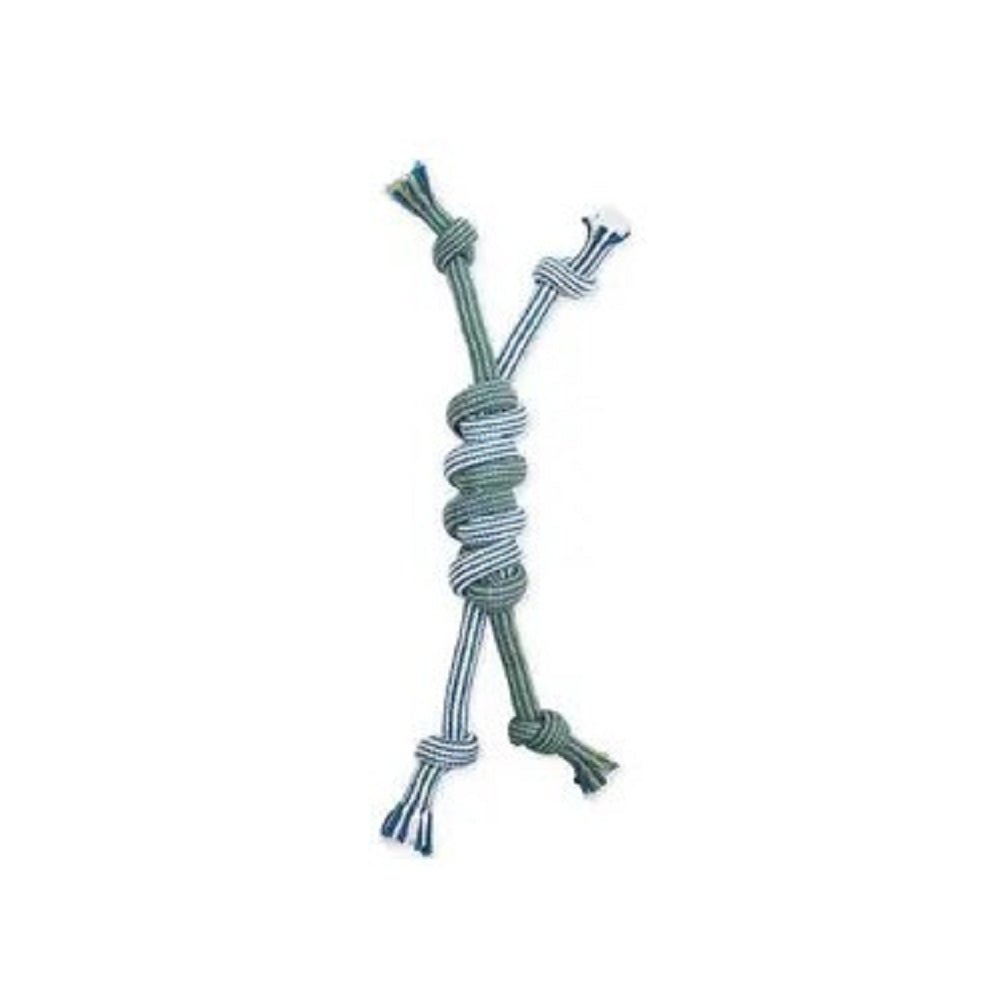 Extra Fresh Monkey Fist Bar Double Dog Tug Toy - Image 3