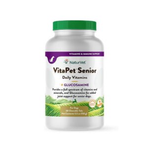 VitaPet Senior Daily Vitamins Plus Glucosamine Dog Chewable Tablets