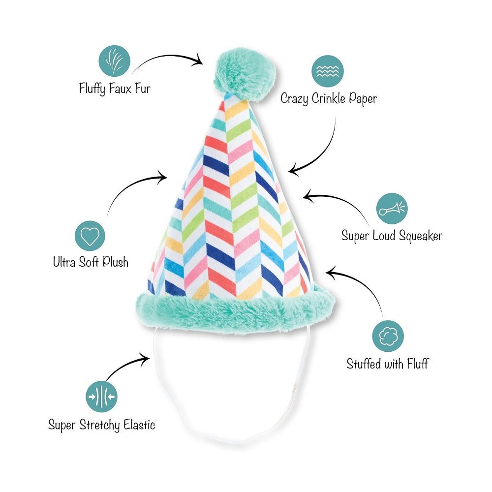 Birthday Hat Dog Plush Toy - Image 5
