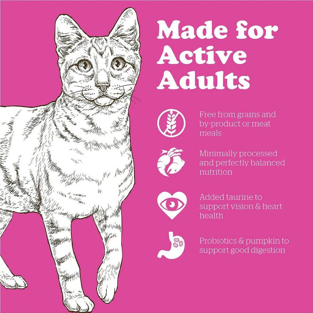 Grain Free Turkey Duck & Salmon Adult Cat Dry Food - Image 4