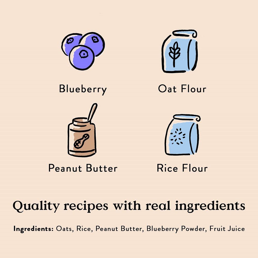 Low Calories Real Food Crispies PB & Blueberry Treats - Image 2