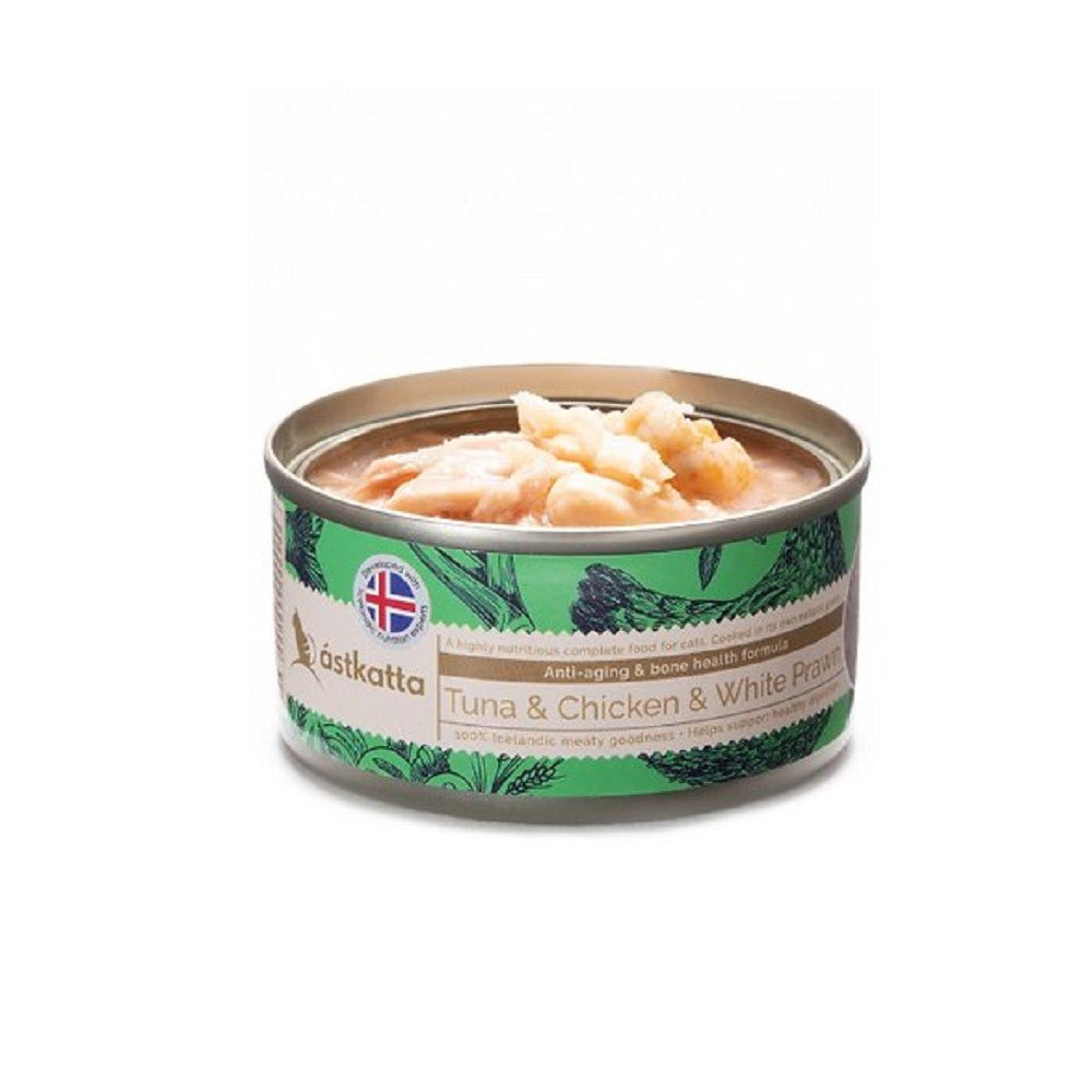 Tuna & Chicken & White Prawn Complete Cat Can - Image 2