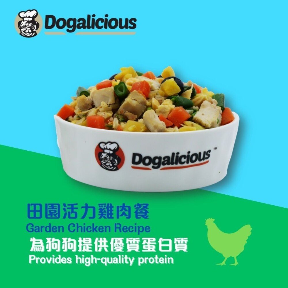 Dogalicious - Frozen Fresh Made Garden Chicken Recipe Dog Food - Image 3