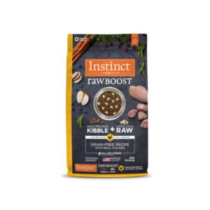 Raw Boost All Life Stages Grain Free Kibble + Raw Dog Dry Food - Chicken