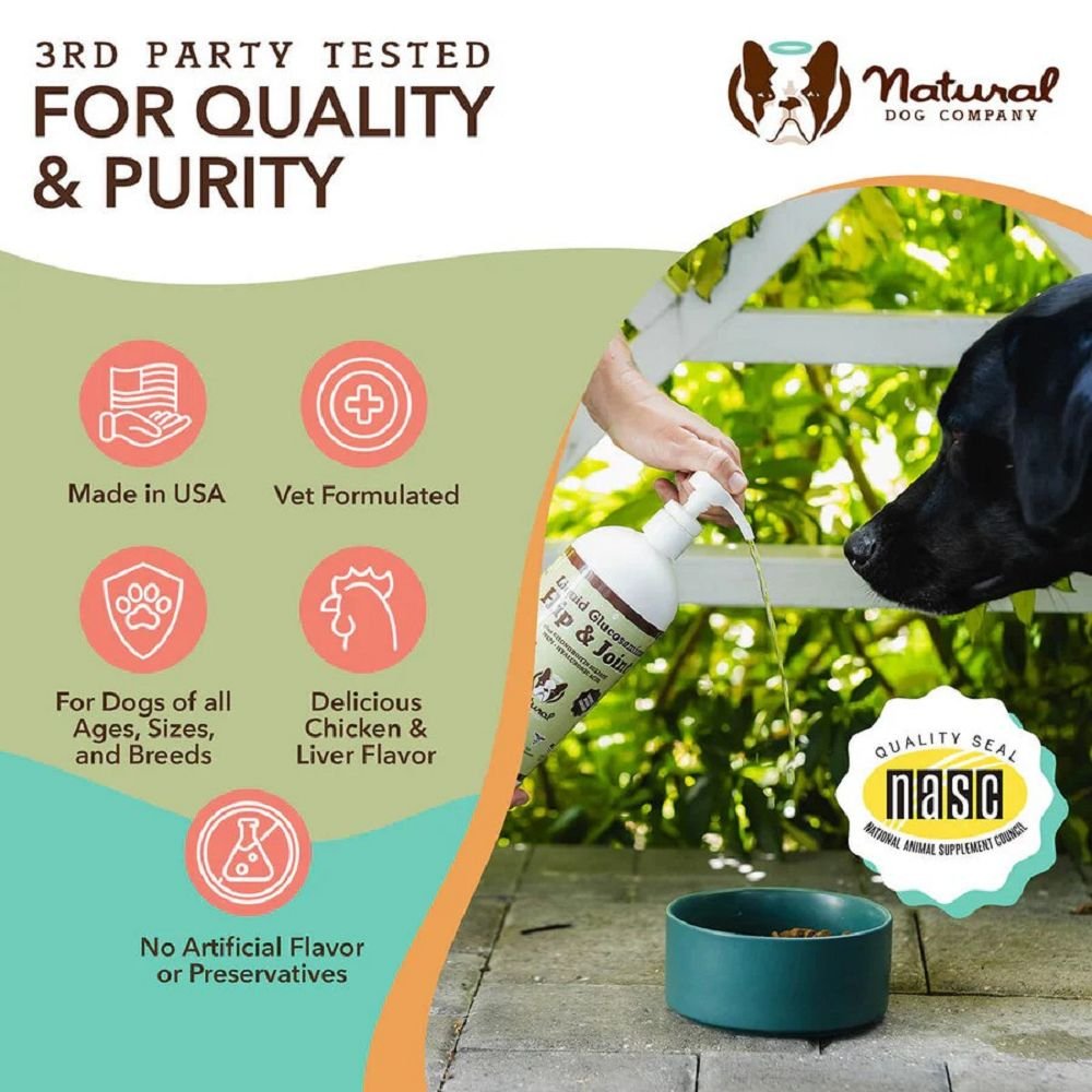 Liquid Glucosamine Hip & joint Oil Food Supplement for Dogs - Image 4