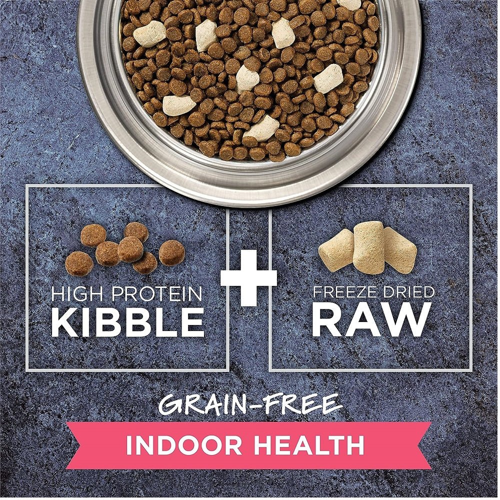 Raw Boost Indoor Health Grain Free Kibble Cat Dry Food - Chicken - Image 2