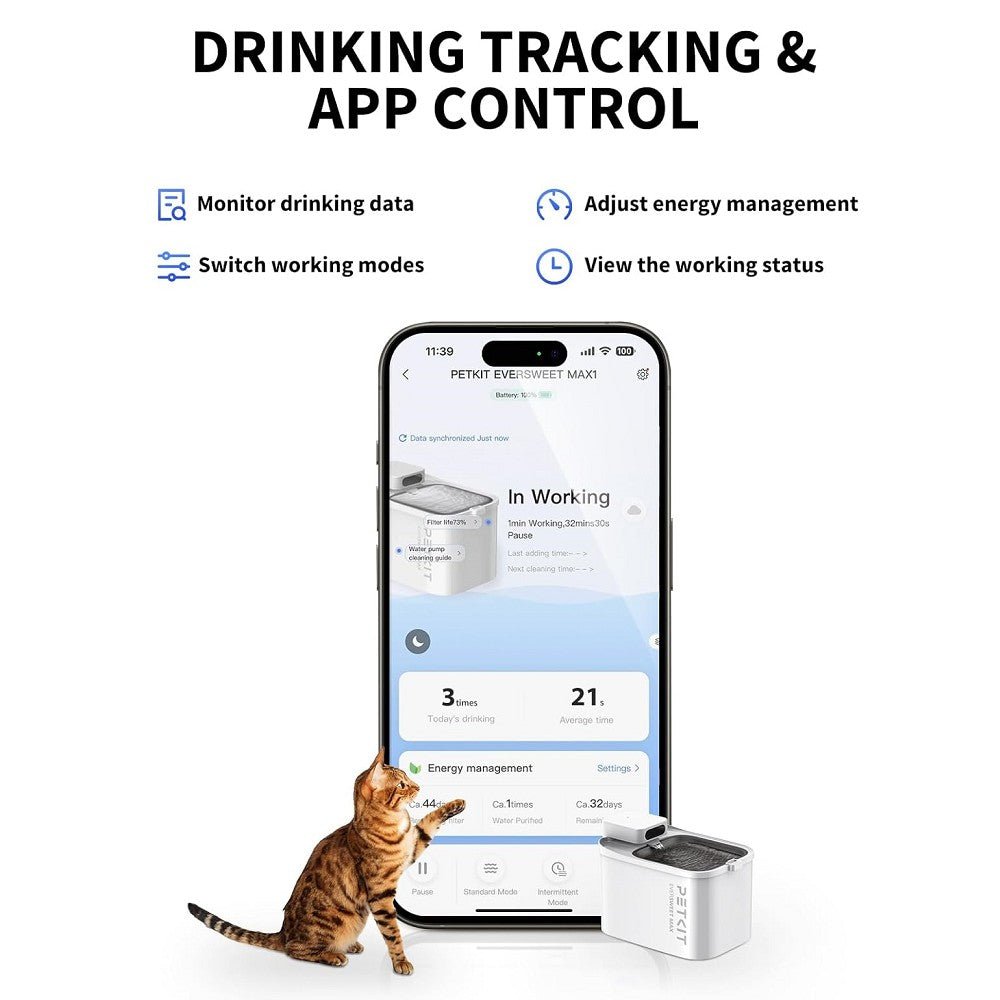Eversweet Max Wireless Smart Pet Drinking Fountain - Image 4