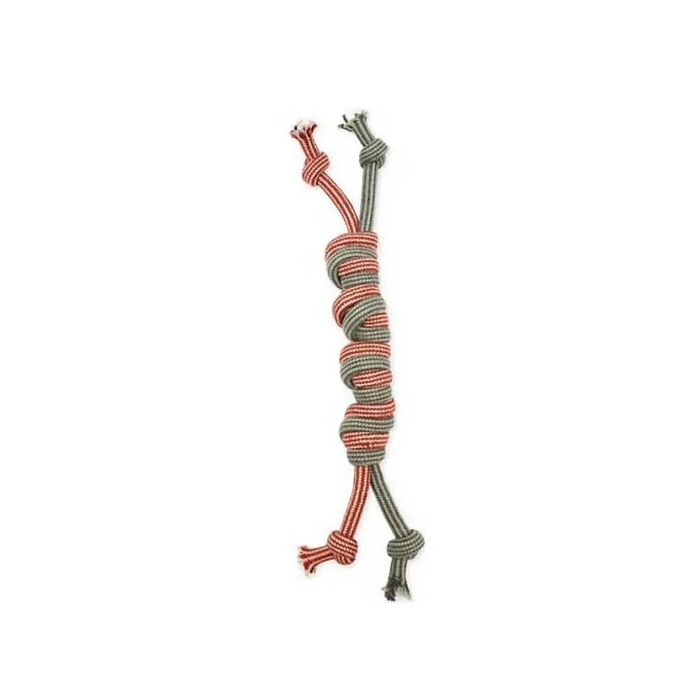 Extra Fresh Monkey Fist Bar Double Dog Tug Toy