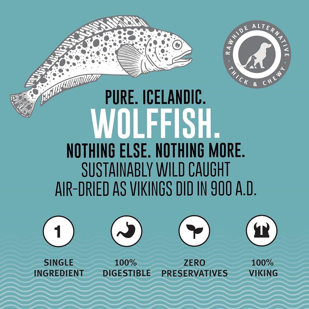 Wolffish Skin Stick Dog Treats - Image 3