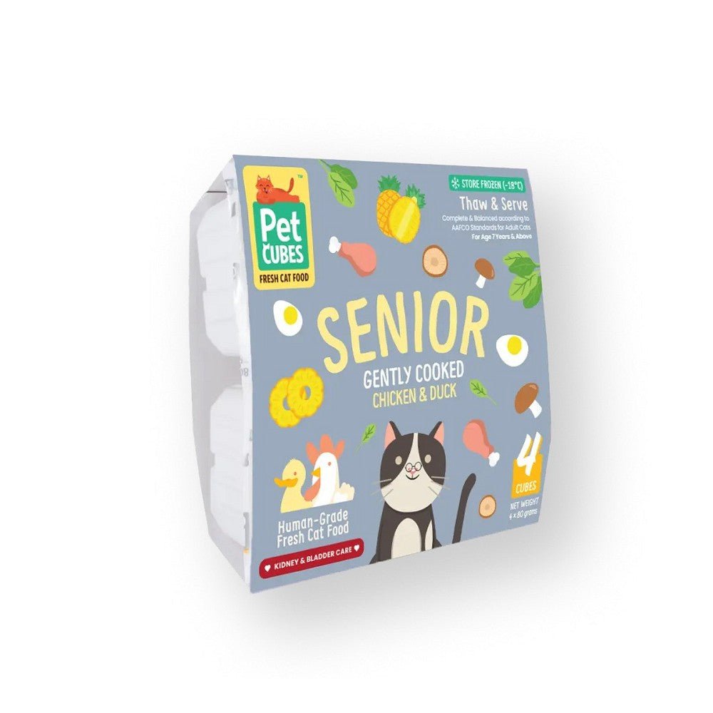 Frozen Fresh Human-Grade Gently Cooked Chicken & Duck Senior Cat Food - Image 3