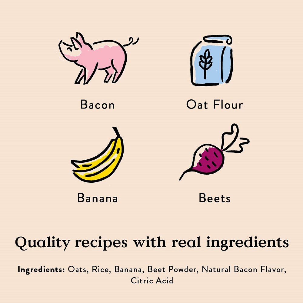 Low Calories Real Food Crispies Banana & Bacon Treats - Image 4