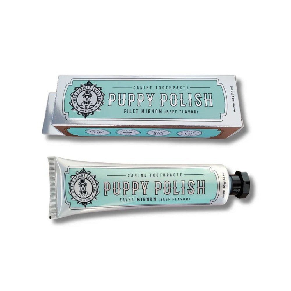 Puppy Polish Filet Mignon (Steak) Dog Toothpaste - Image 2