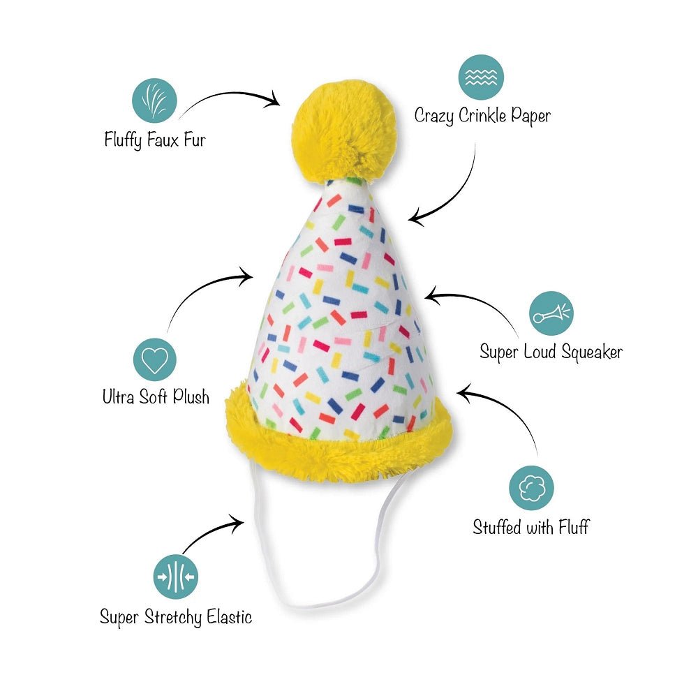 Birthday Hat Dog Plush Toy - Image 6