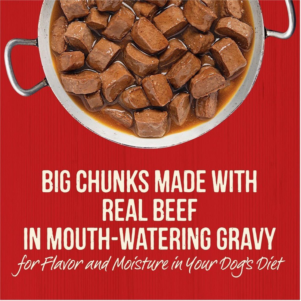 Adult Grain Free Chunky Big Texas Steak Tip Dinner Dog Can - Image 4