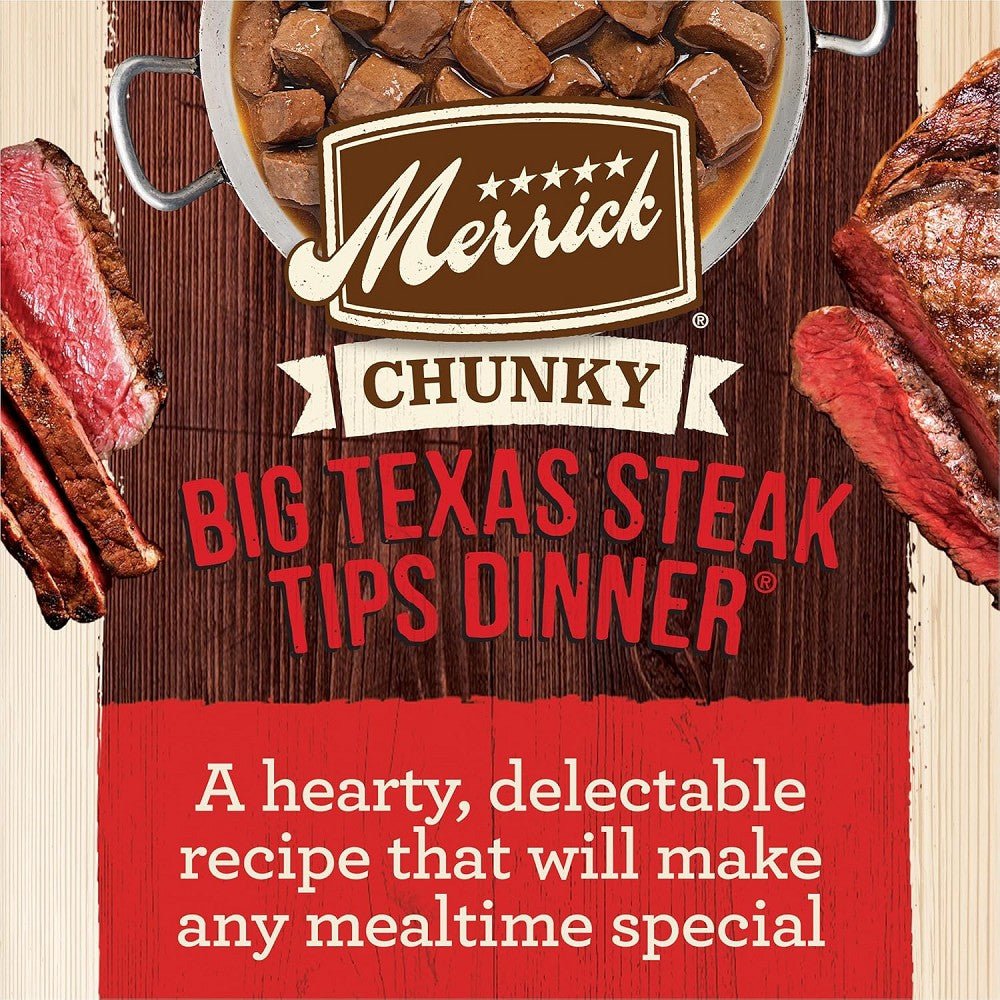 Adult Grain Free Chunky Big Texas Steak Tip Dinner Dog Can - Image 5