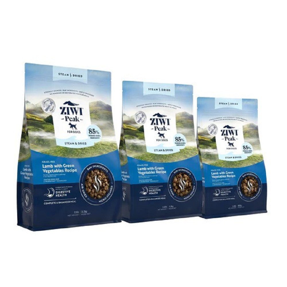 Steam & Dried - Grass-Fed Lamb With Green Vegetables Dog Food - Image 4