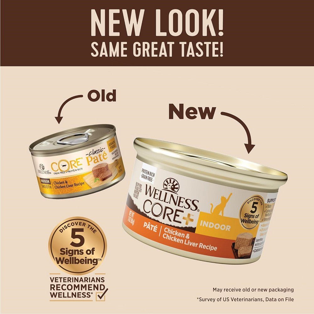 CORE Pate Indoor Chicken & Chicken Liver Adult Cat Can - Image 2