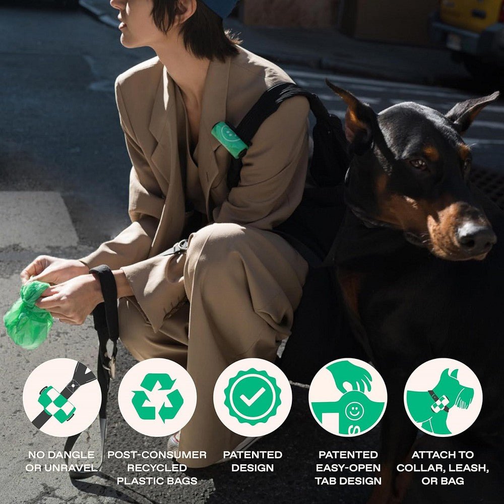 Dog Poop Bag Dispenser with 15 Poop Bags - Image 9