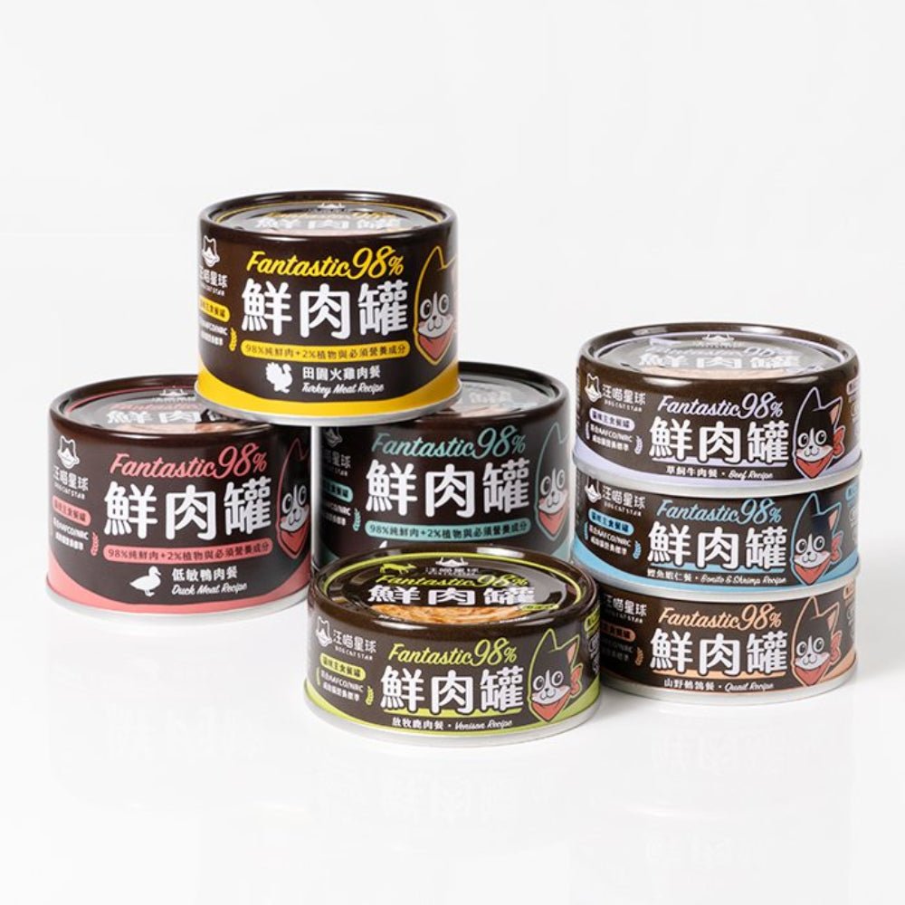 Fantastic 98% - Hypoallergenic Duck Meat Complete Balanced Cat Can - Image 3