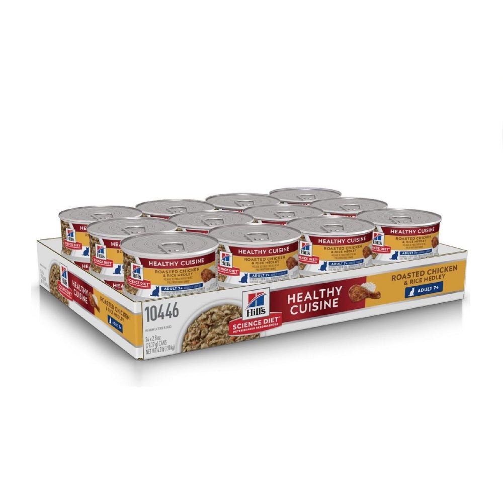 Science Diet - Healthy Cuisine Roasted Chicken & Rice Adult 7+ Cat Wet Food - Image 3