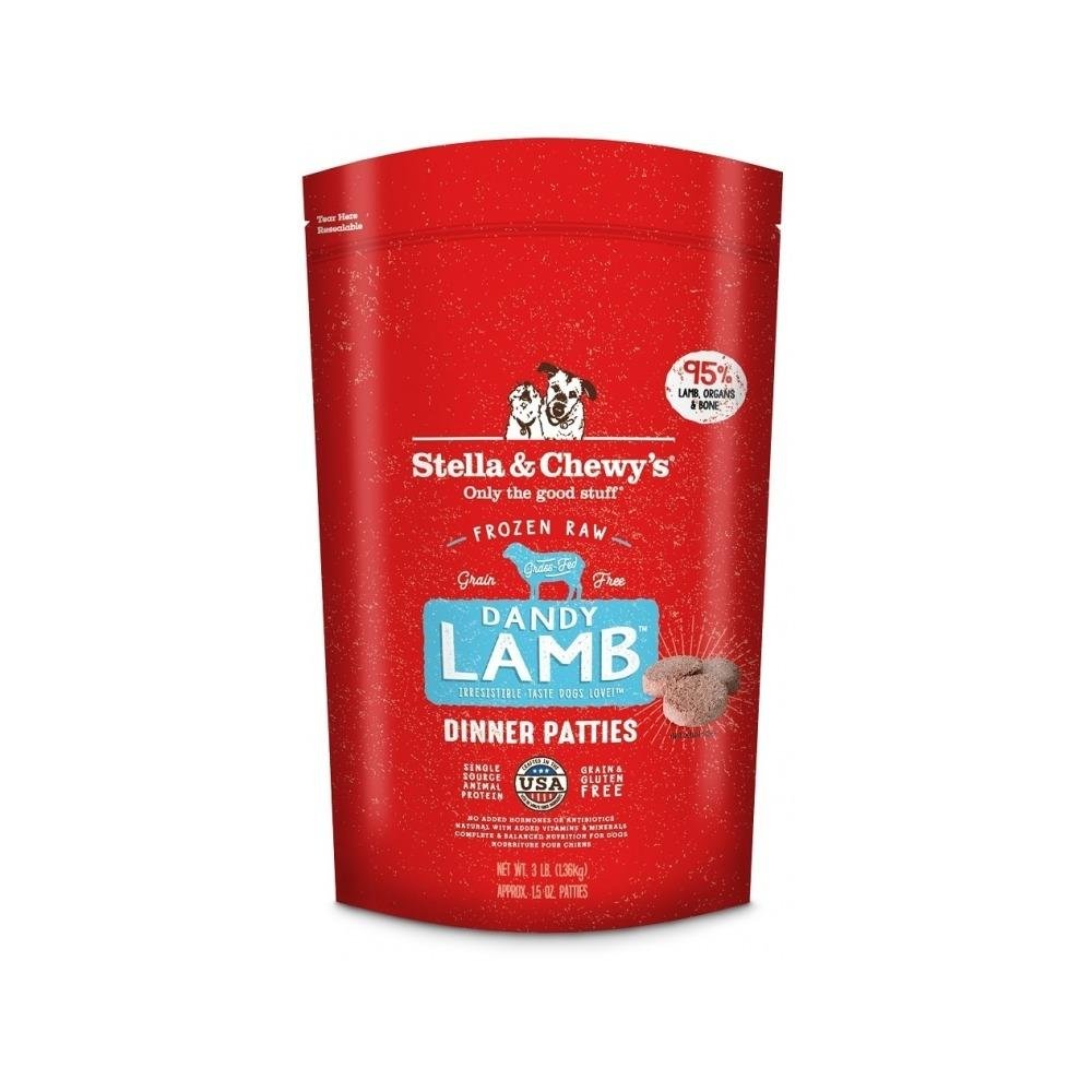 Stella & Chewy's Raw Frozen - Frozen Raw Lamb Dinner Patties Dog Food 6 lb