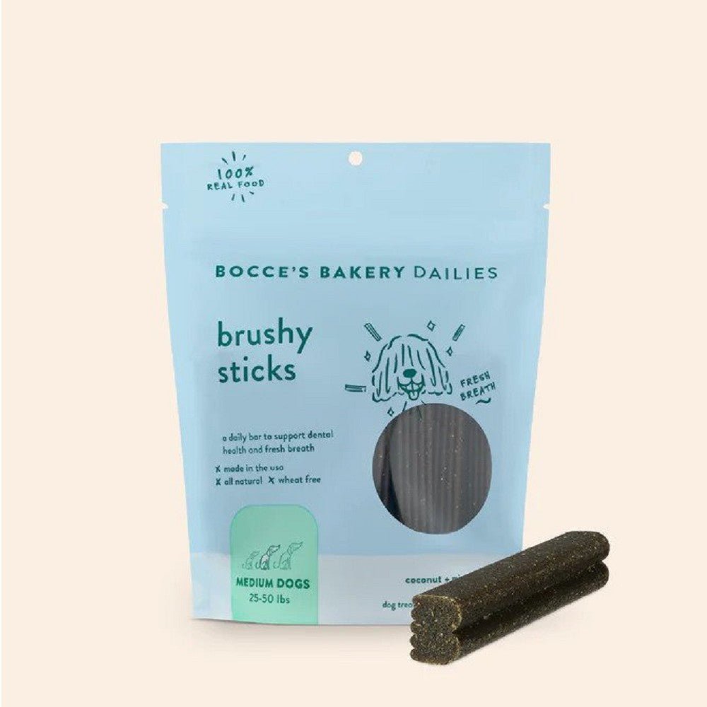 Coconut + Mint All Natural Dental Brushy Sticks Dog Treats - Image 2