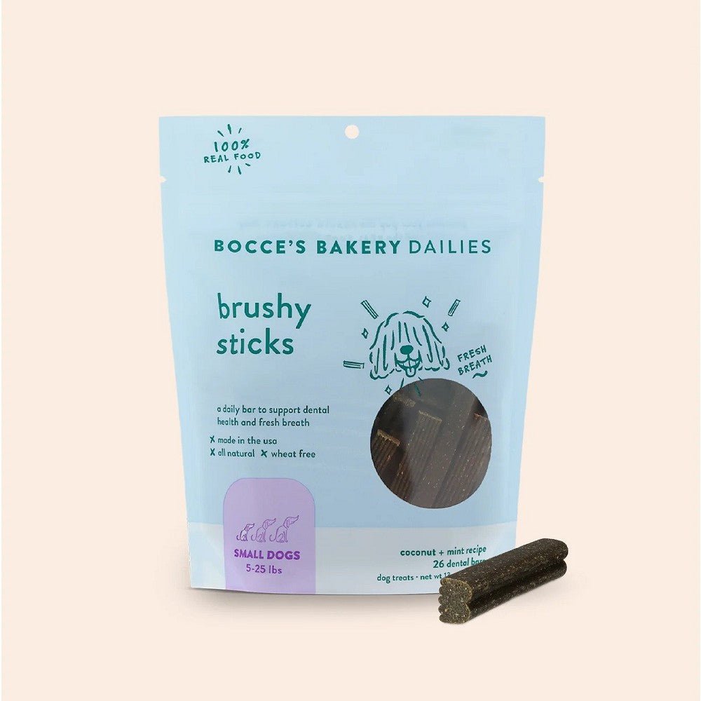 Coconut + Mint All Natural Dental Brushy Sticks Dog Treats - Image 3
