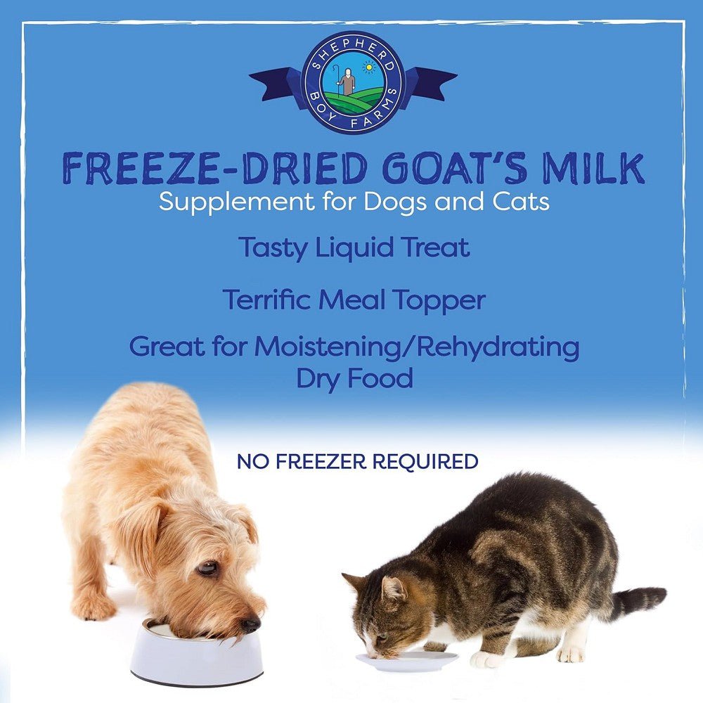 Freeze Dried Raw Goat's Milk Super Greens Blend for Dogs & Cats - Image 6