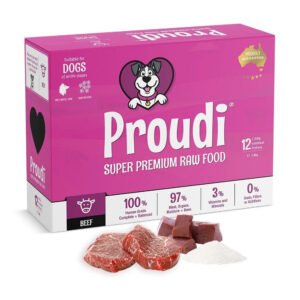 Frozen Single Protein Beef Raw Dog Food