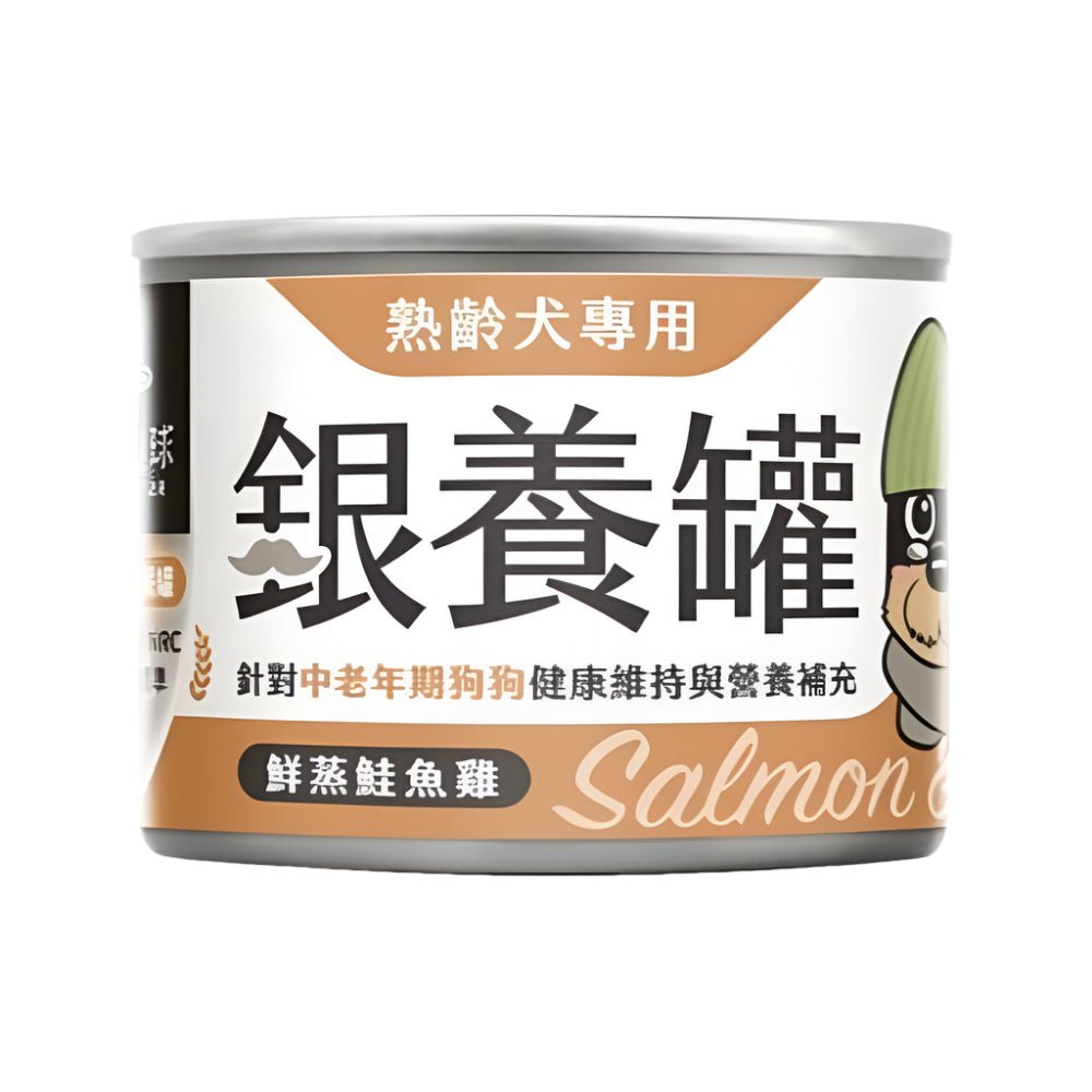 Salmon & Chicken Complete Balanced Senior Dog Can