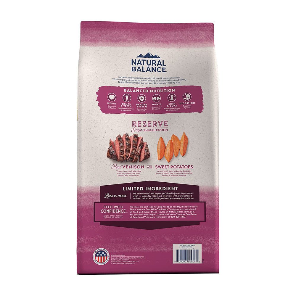L.I.D. Grain Free Adult Dog Dry Food - Venison & Sweet Potato - Image 3