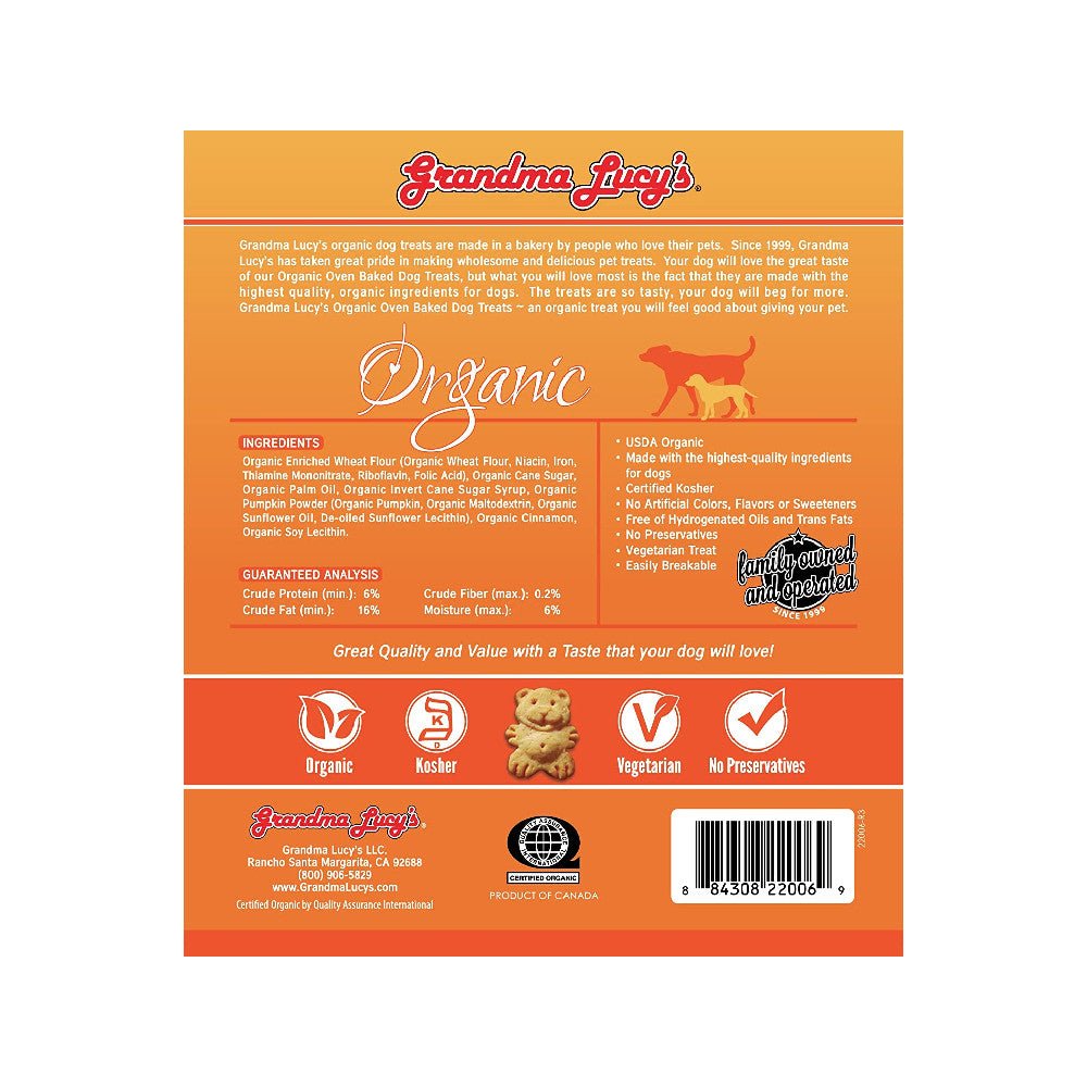 Organic Oven Baked Pumpkin Dog Cookies - Image 2