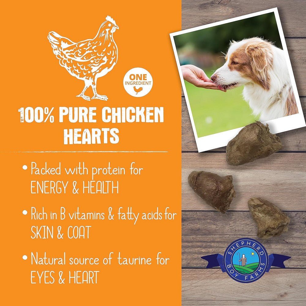 Freeze Dried Chicken Hearts for Dogs & Cats - Image 3