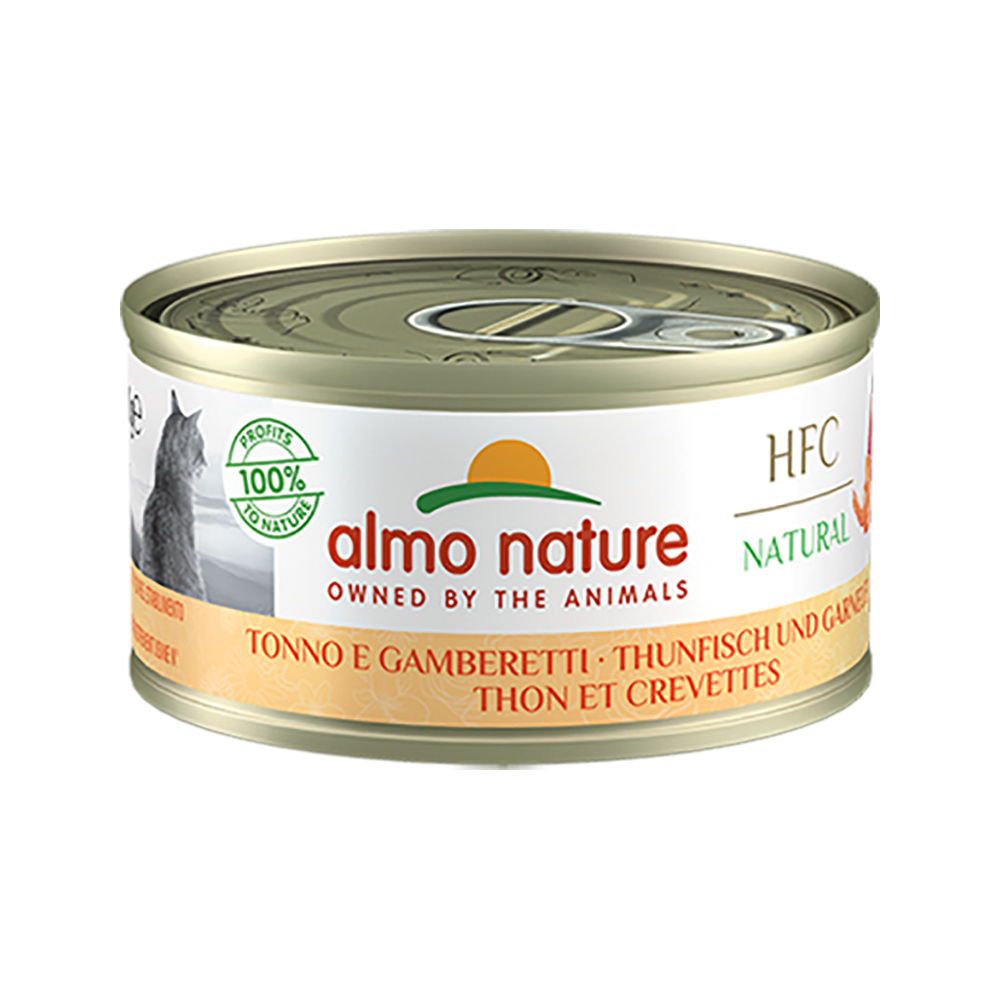 Almo Nature - Natural Tuna & Shrimp Cat Can 70 g