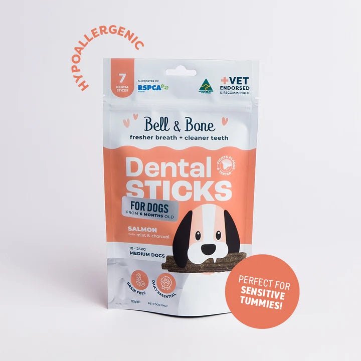 Bell & Bone - Salmon with Mint & Charcoal Dog Dental Treats - Image 3