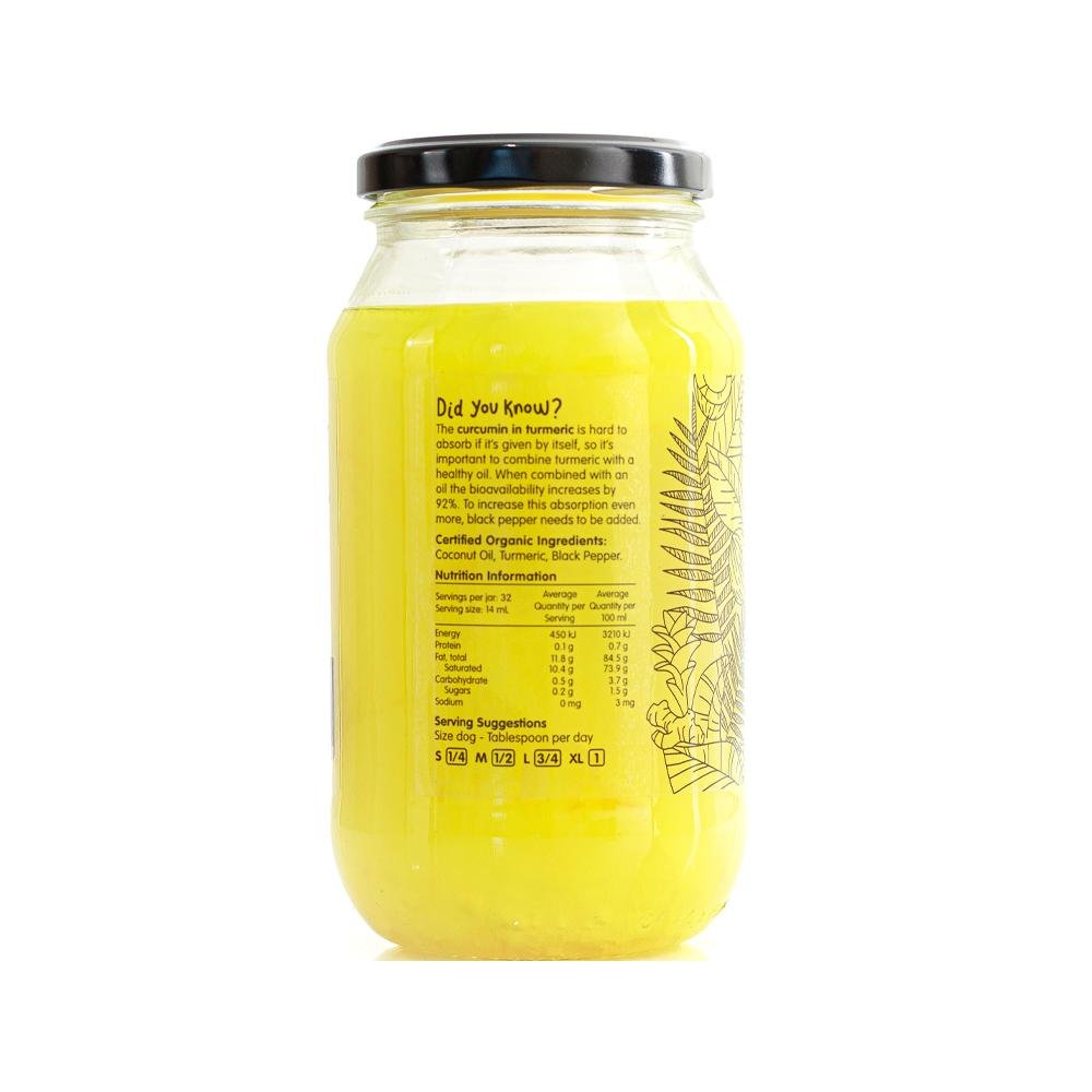 Cocomeric Organics Coconut Oil Infused with Turmeric - Image 2