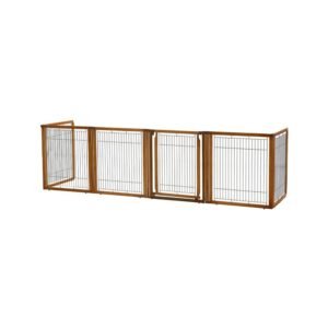 Richell - Convertible Elite 6-Piece Pet Gate Height: 91 cm