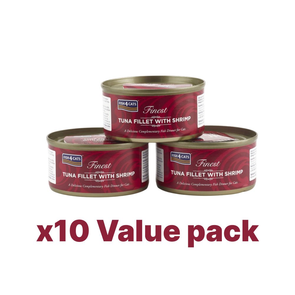 Finest Tuna Fillet with Shrimp Cat Can - Image 2