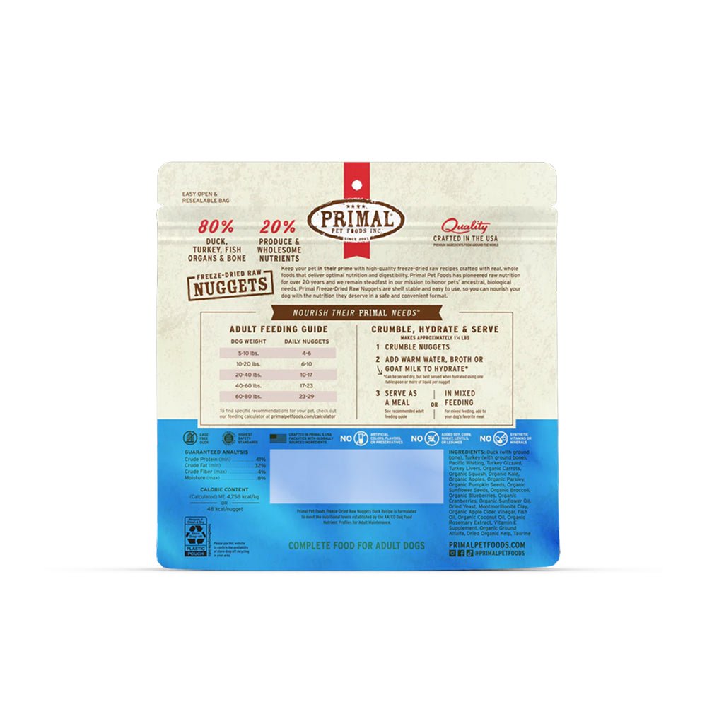 Freeze Dried Duck, Turkey & Fish Nuggets Dog Food - Image 2