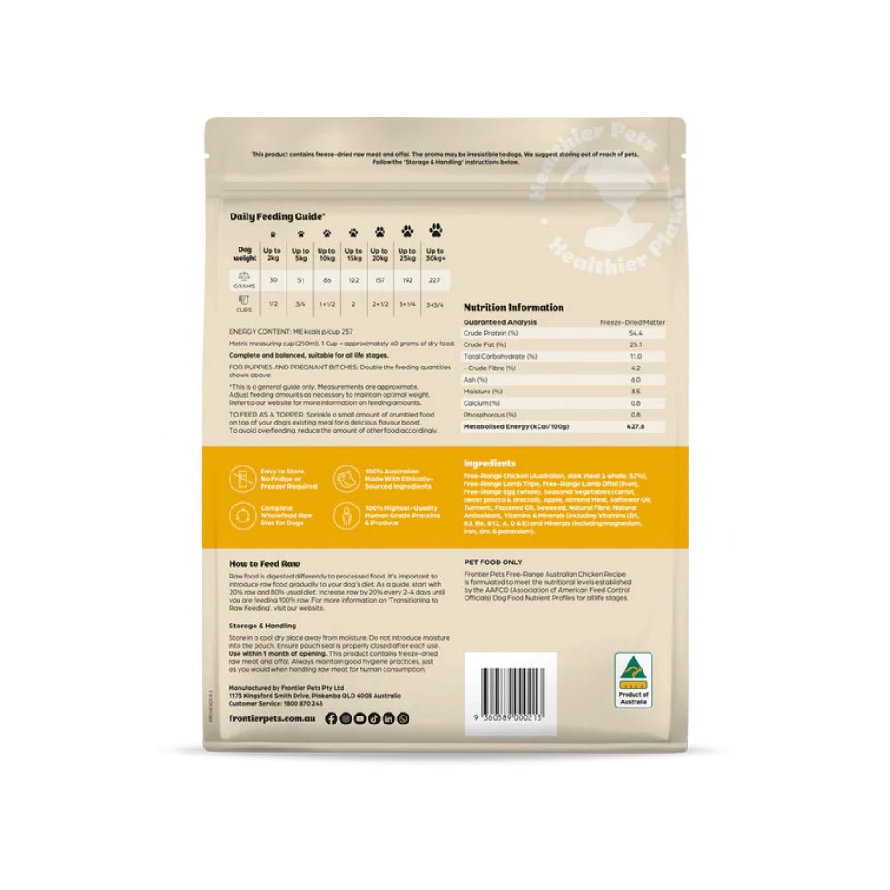 Freeze-Dried Free-Range Chicken Dog Food - Image 3
