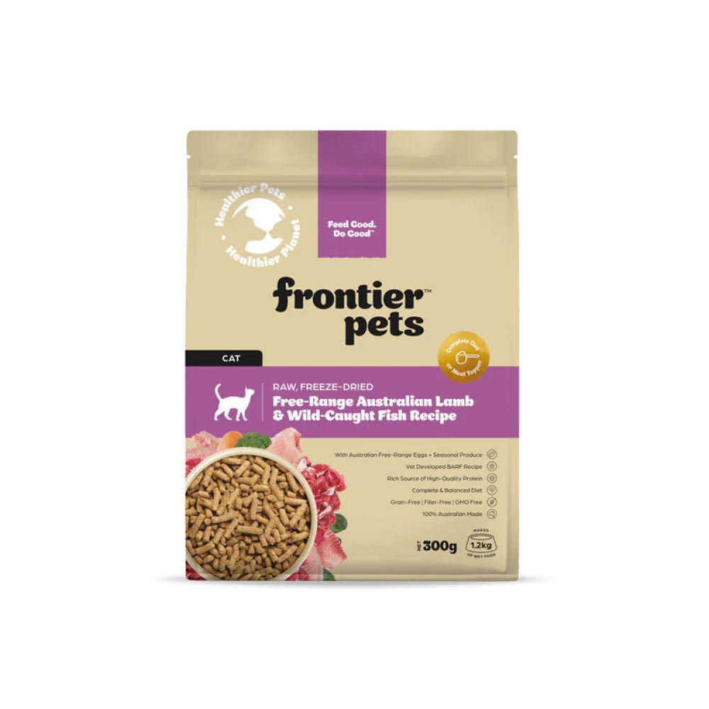 Freeze-Dried Free-Range Grass Fed Lamb & Fish Cat Food - Image 2