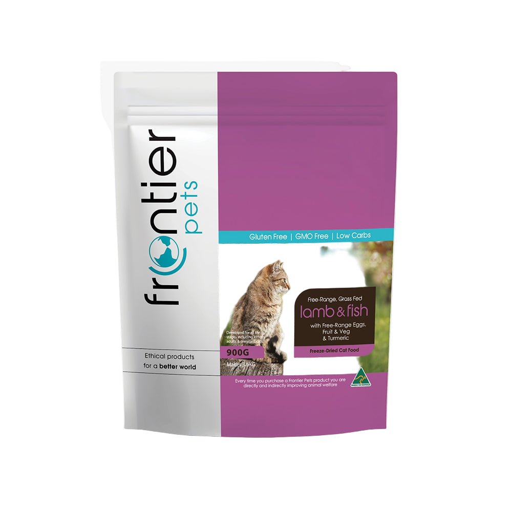 Freeze-Dried Free-Range Grass Fed Lamb & Fish Cat Food - Image 3
