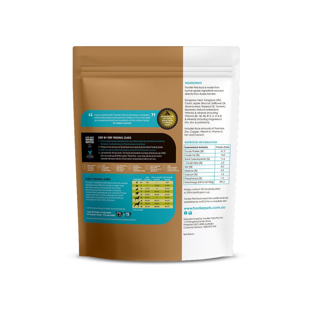 Freeze-Dried Raw Wild Kangaroo Dog Food - Image 5
