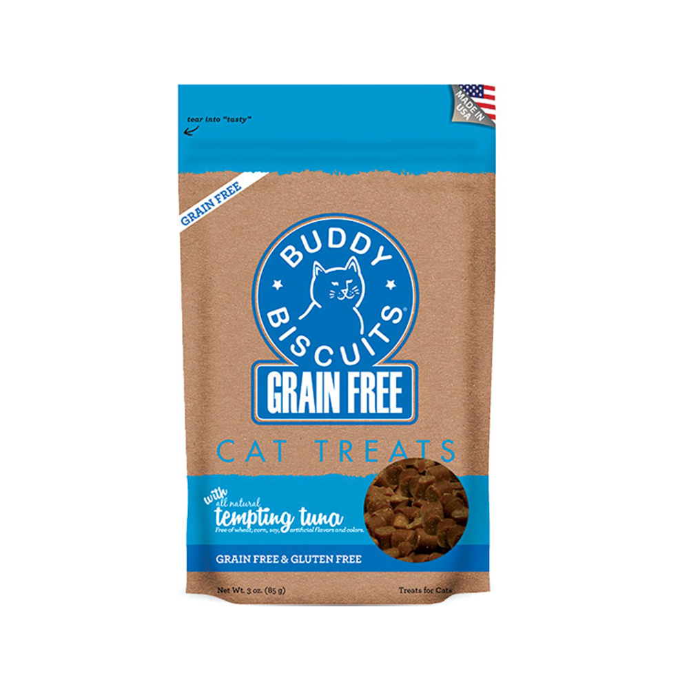 Cloud Star - Buddy Biscuits Grain Free Tempting Tuna Cat Treats 3 oz
