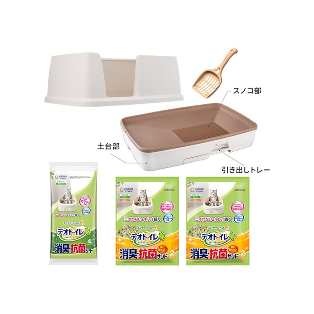 DeoToilet High Wall Cat Litter Starter Kit - Image 2