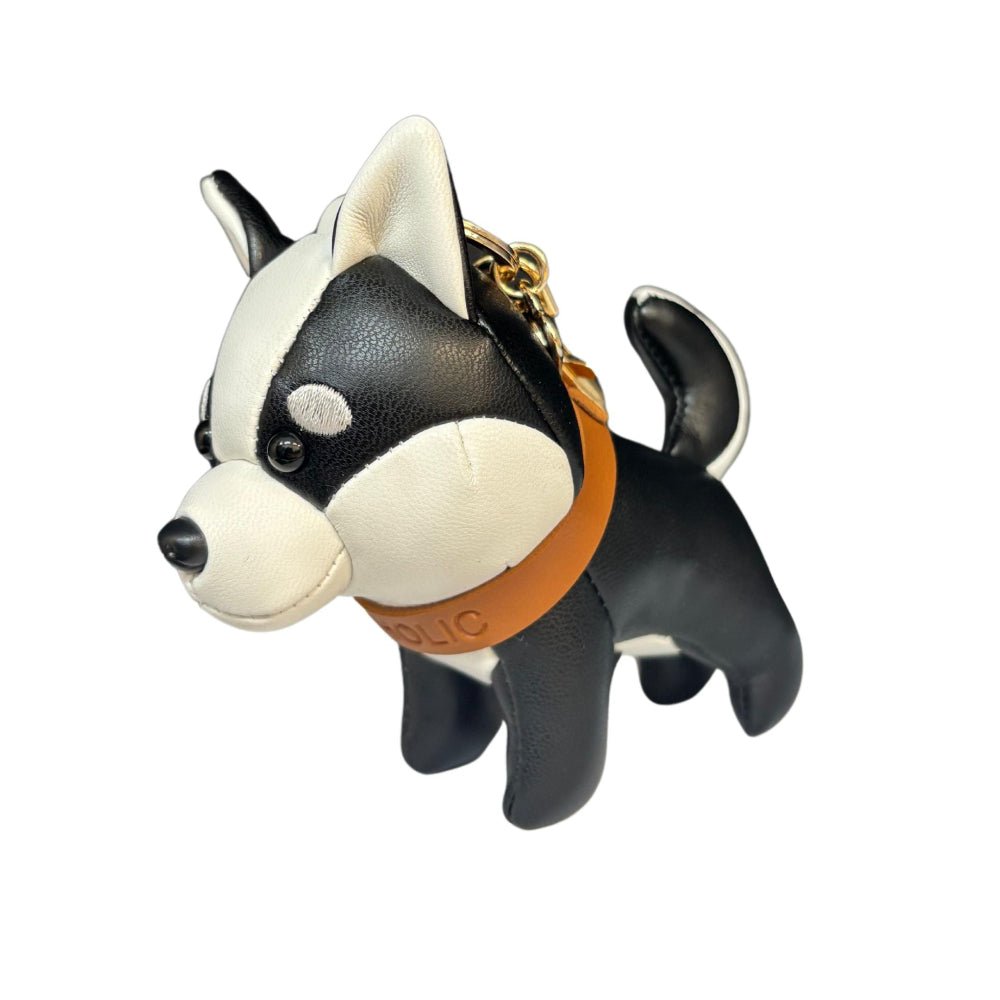 Husky Leather Charm (Brown/Black) - Image 2